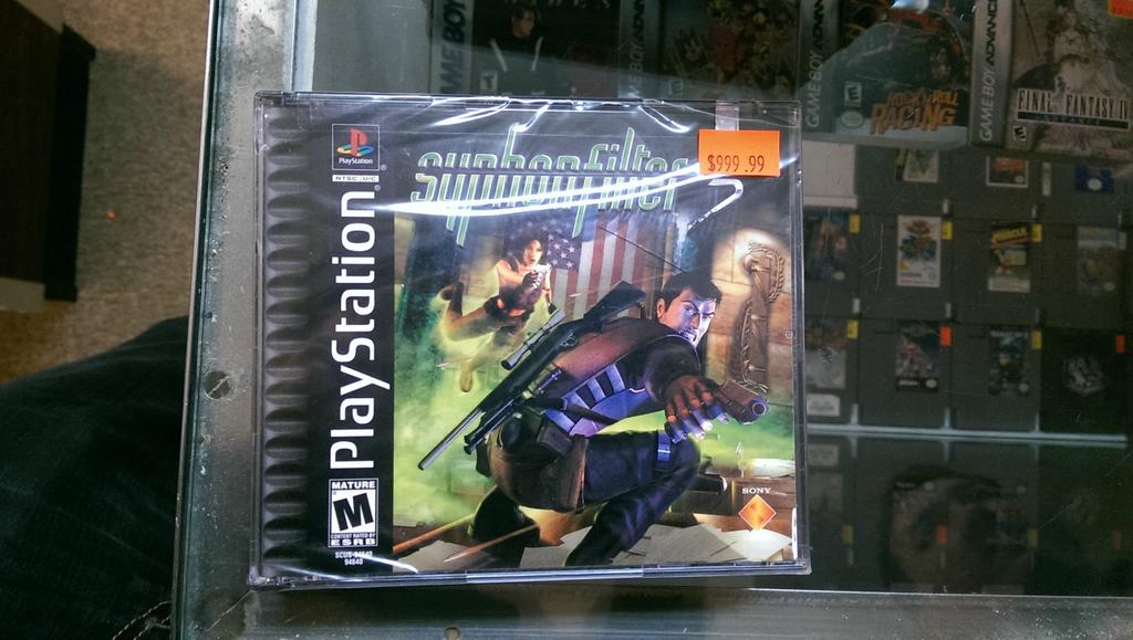 brandon sheffield on X: Ah! 8-bit gamer has the rare cover variant of syphon  filter 3! Only 20 of these got printed!  / X