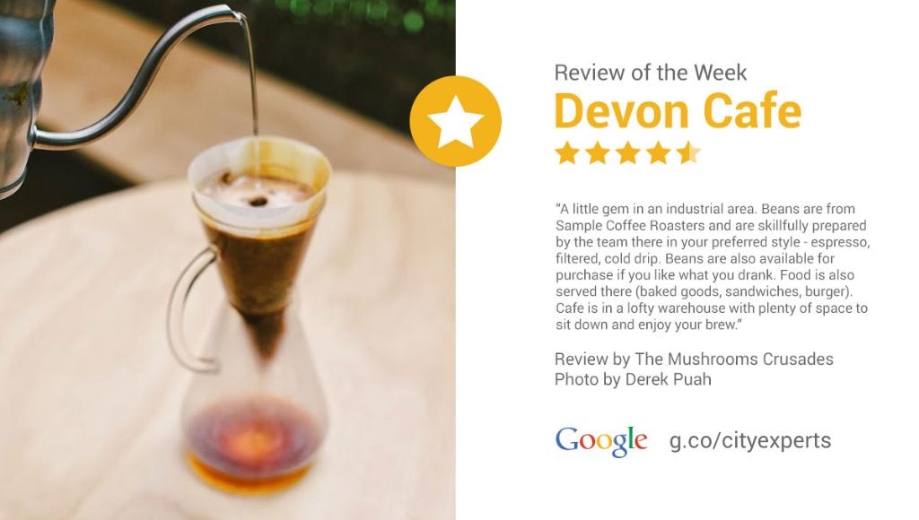 Start your year off on a delicious note with a trip to Devon Cafe (goo.gl/KFHfxC) for coffee and a pastry.