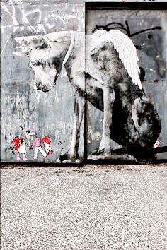 Deb123xxx's tweet photo. #streetart #Streetagent #angels http://t.co/pDj14HUTZ2