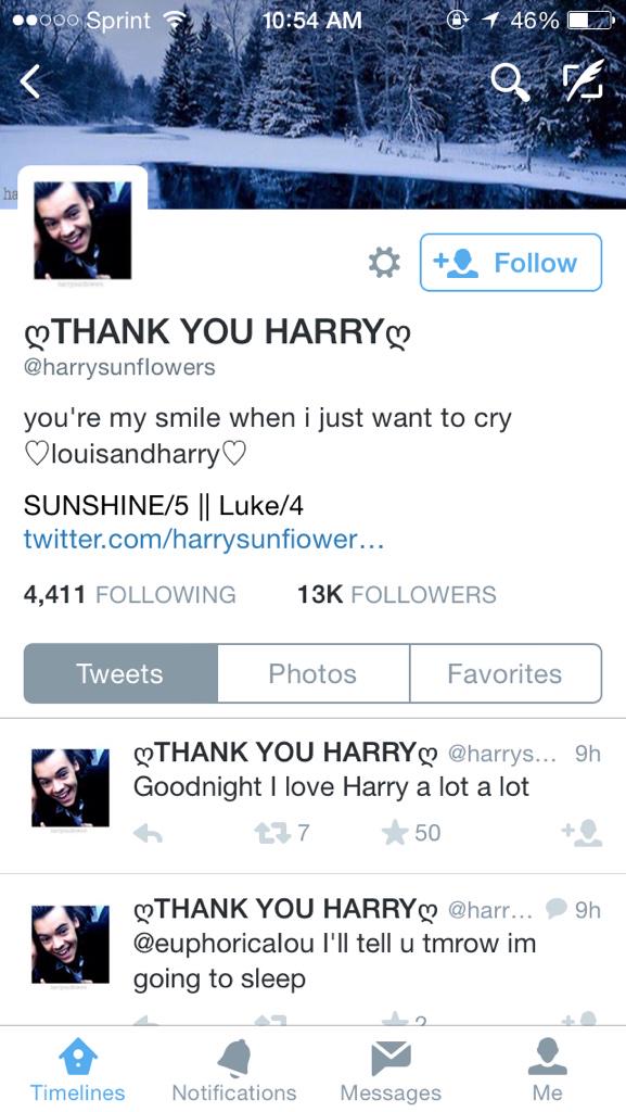 1DLarryRomance's tweet photo. "Harry odia a las Larry Shipper".
Harry siguió dos cuentas Larry Shipper, vaya, se ve que nos odia. 💕 http://t.co/bdORHPukEr