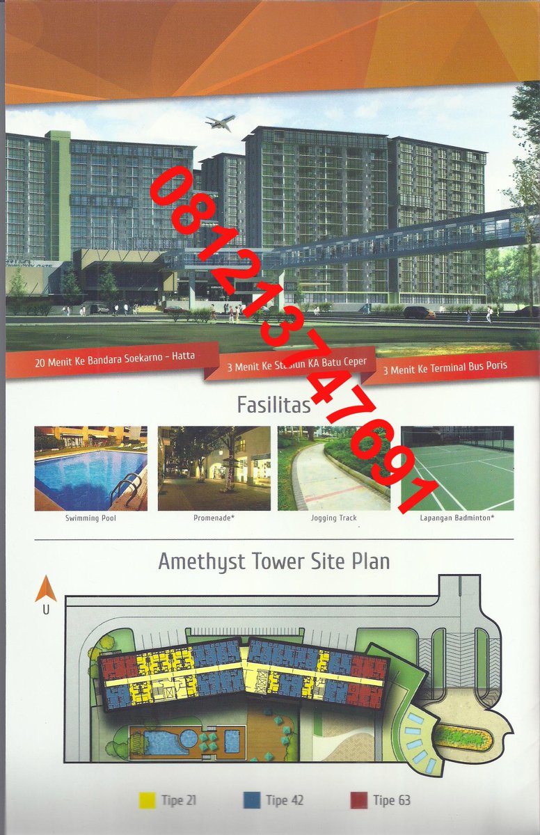 Royal Betawi City Gate hanya 30 menit menuju pusat kota thamrin sudirman JKT #jual #apartemen #Cipondoh #Tangerang