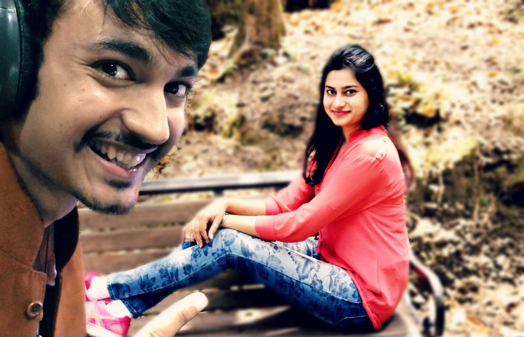 Edited pic with my frnd ayushi,i made the song Cupcake for her,use #TuMeraCupcake and tweet ur pic with ur cupcake :)