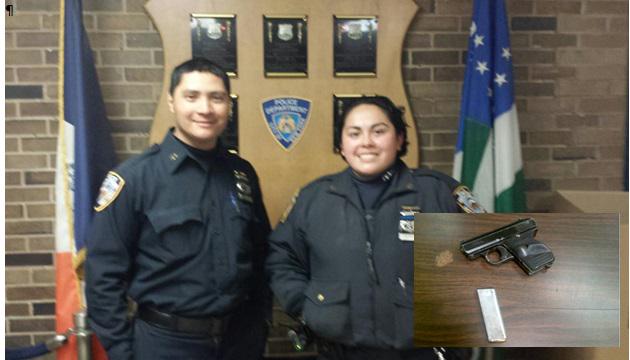 NYPD83Pct's tweet photo. #83pct POs Moreno &amp; Lopez foiled 2 would be robbers, at eldert&amp; wyckoff. The 2 were caught with gun in hand. http://t.co/7P0pvr1FPC