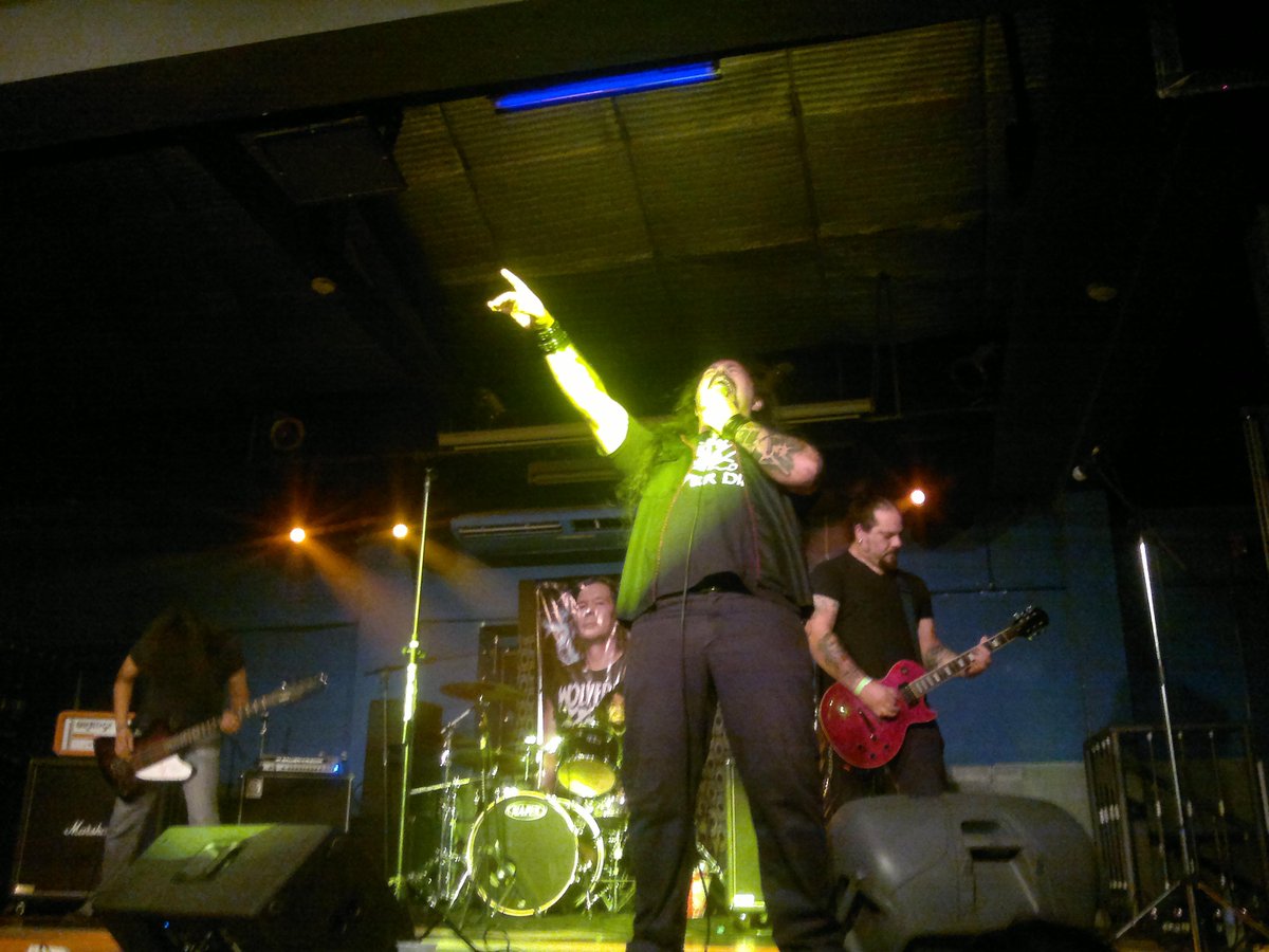 rockenpy's tweet photo. #SlowAgony on stage! #MarkusFest3 http://t.co/zMnqUfHq28