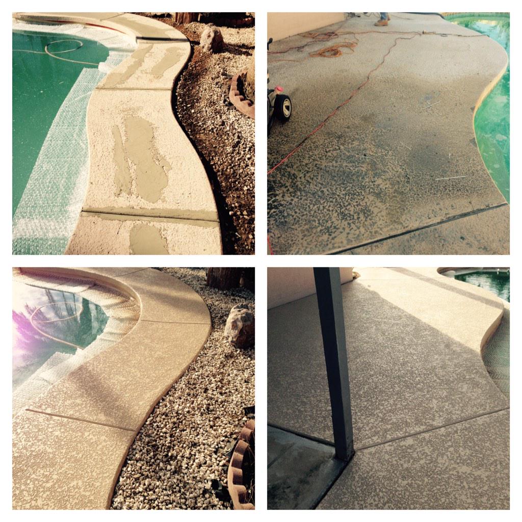 Sun Water Pools deck resurface