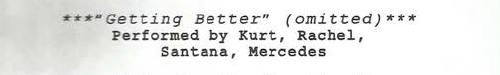 David16996's tweet photo. “@gleeek13: #GleeCastFact "Getting Better" by the Beatles was an omitted performance from "Love, Love,Love." #Glee http://t.co/s7aIi0F5ld”