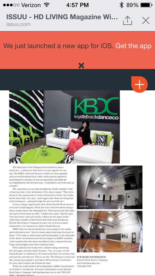 dancemama3296's tweet photo. Magazine Article is out about @KBDC and all the fun of reality TV #hdlivingmagazine @Abby_Lee_Miller #dancemoms #kbdc http://t.co/XlxGG0gZdz