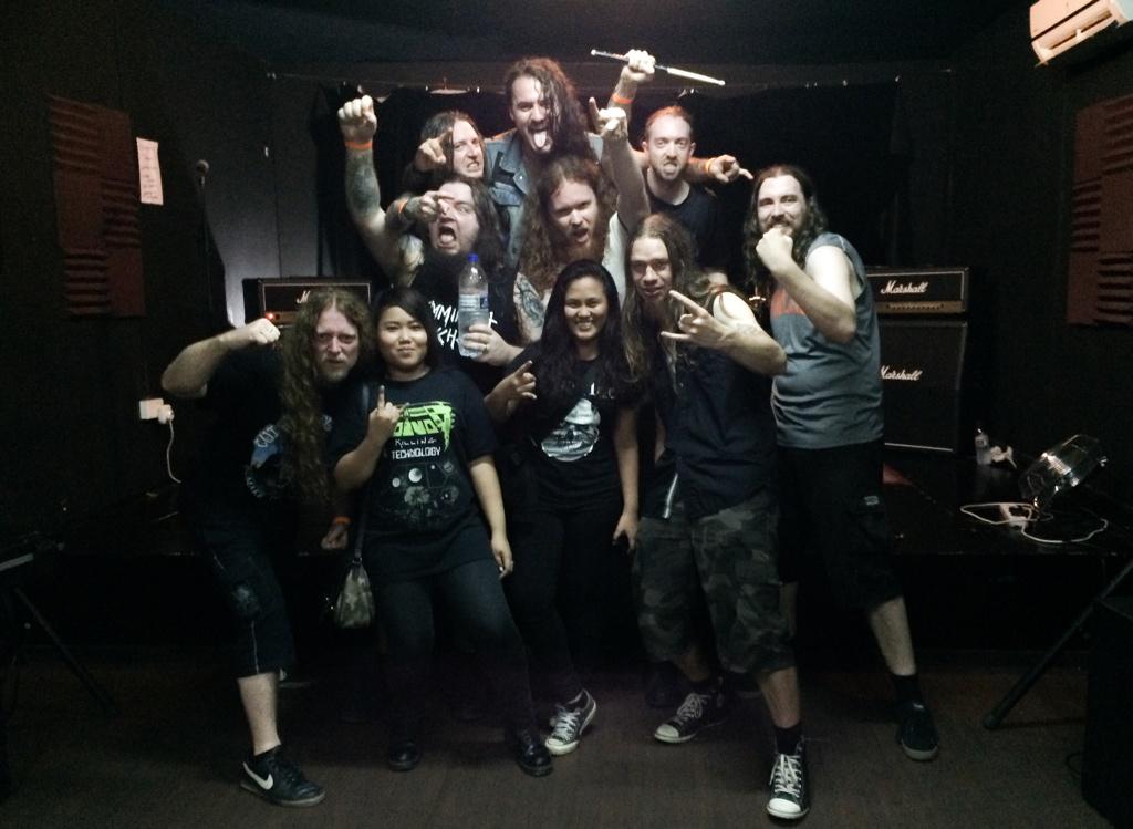 demolitionbass's tweet image. We only raged on till 1am #ImminentPsychosis #HiddenIntent #Tormentress #ThrashMetal #Welcome2015 #FirstGigOfTheYear