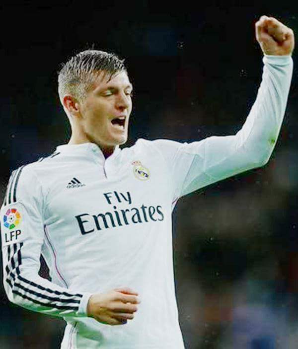 Happy birthday TONI KROOS 25th semoga di hari ini lau buat tim REAL MADRID kokoh di puncak klasemen 