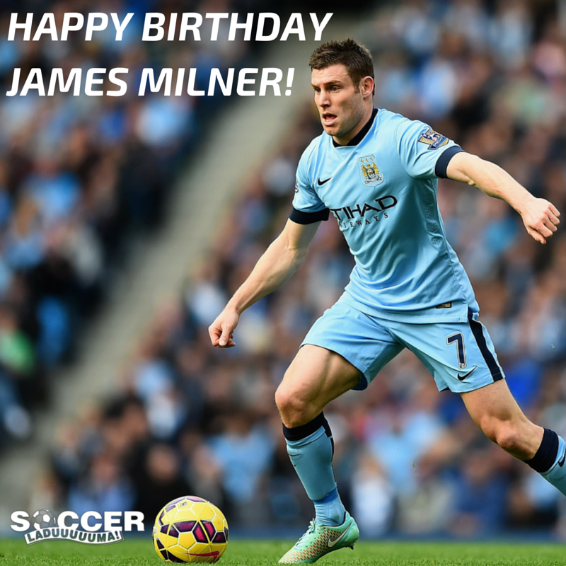 Happy Birthday to Manchester City stalwart, James Milner! 
