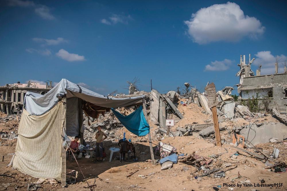 MSF_USA's tweet photo. Views from Shejaaia neighborhood, the most affected by the bombings in northern #Gaza #MSF2014 http://t.co/Al6U8eSRDb