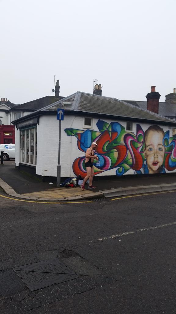 graciesreigate's tweet photo. Man in mankini with toothbrush...just saying #lesbourneroad #reigate http://t.co/X9epKEes33