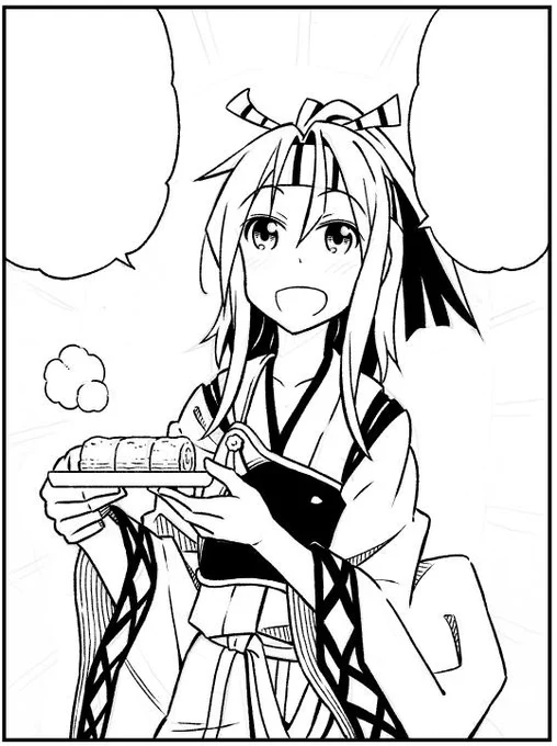 作業中の一コマ。 