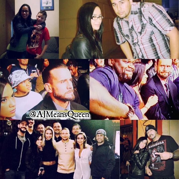 wrestlinstan's tweet photo. Glad That She's Having Fun ❤️ Her Happiness is My Happiness. #TeamAJ #AJMeansQueen #AJPunk @WWEAJLee @CMPunk http://t.co/PuG3D4hk3H