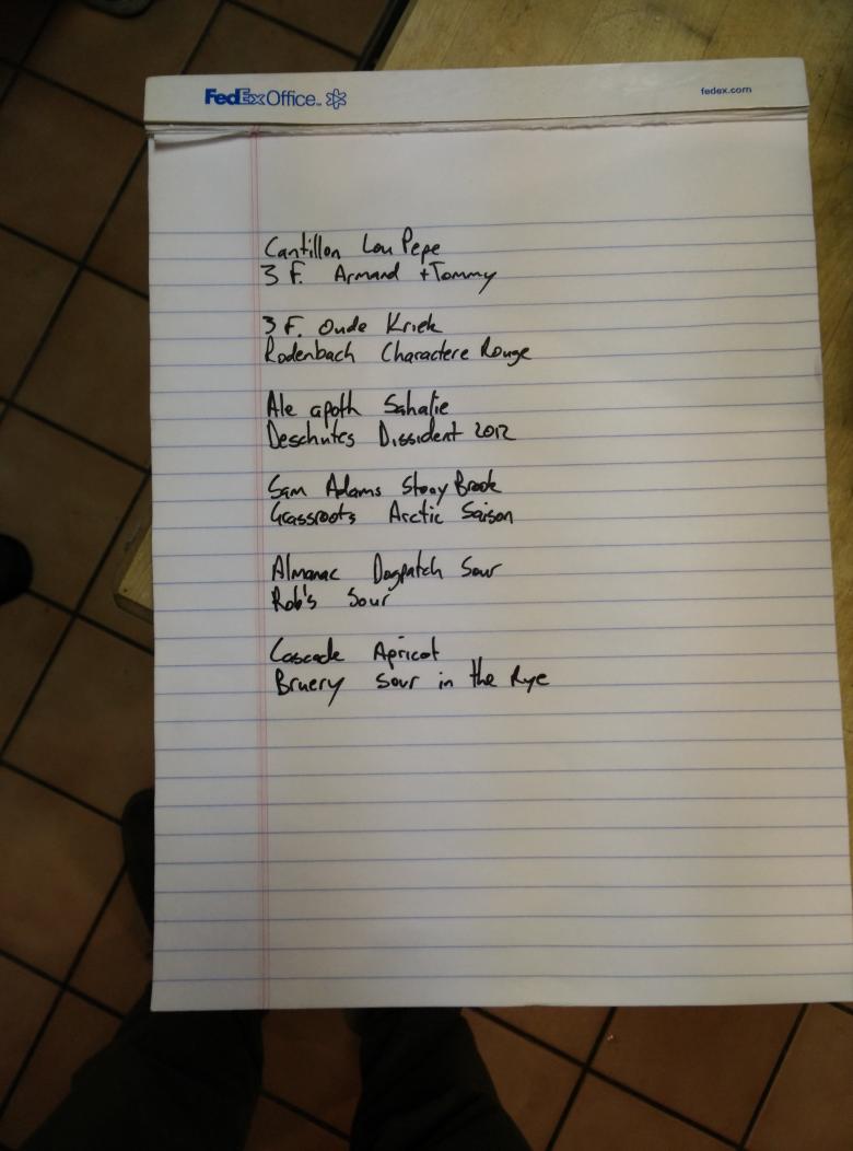 TheMethodPaul's tweet photo. Brackets for the @MethodBrewing holiday beer tournament... http://t.co/AwSQvFmICk