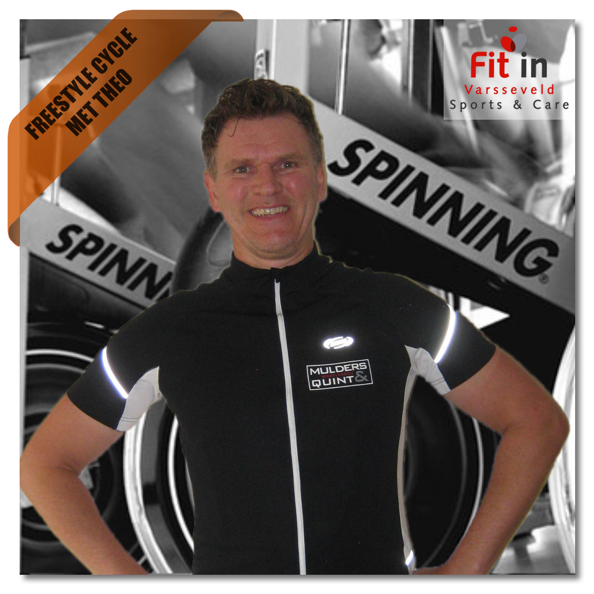 Fitinvarsseveld's tweet photo. GOEDEMORGEN Zoals iedere zondagmorgen is er ook deze ochtend weer Freestyle Cycle bij Fit in Varsseveld. #letsrock http://t.co/PkFW4CxIfC