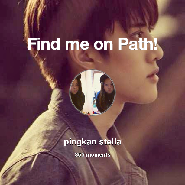 Pingkan04's tweet photo. I've shared 353 memories with my friends on #Path - see them now at http://t.co/midMnmOpCp! #thepersonalnetwork http://t.co/G76i44fXk5