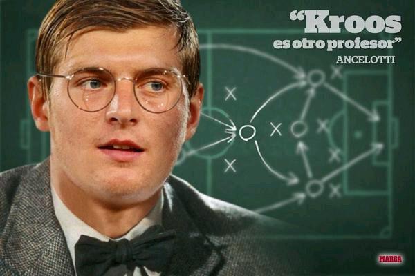 !!!!!!! Toni Kroos has not had 1 bad game since he signed For Madrid ..happy birthday Prof 