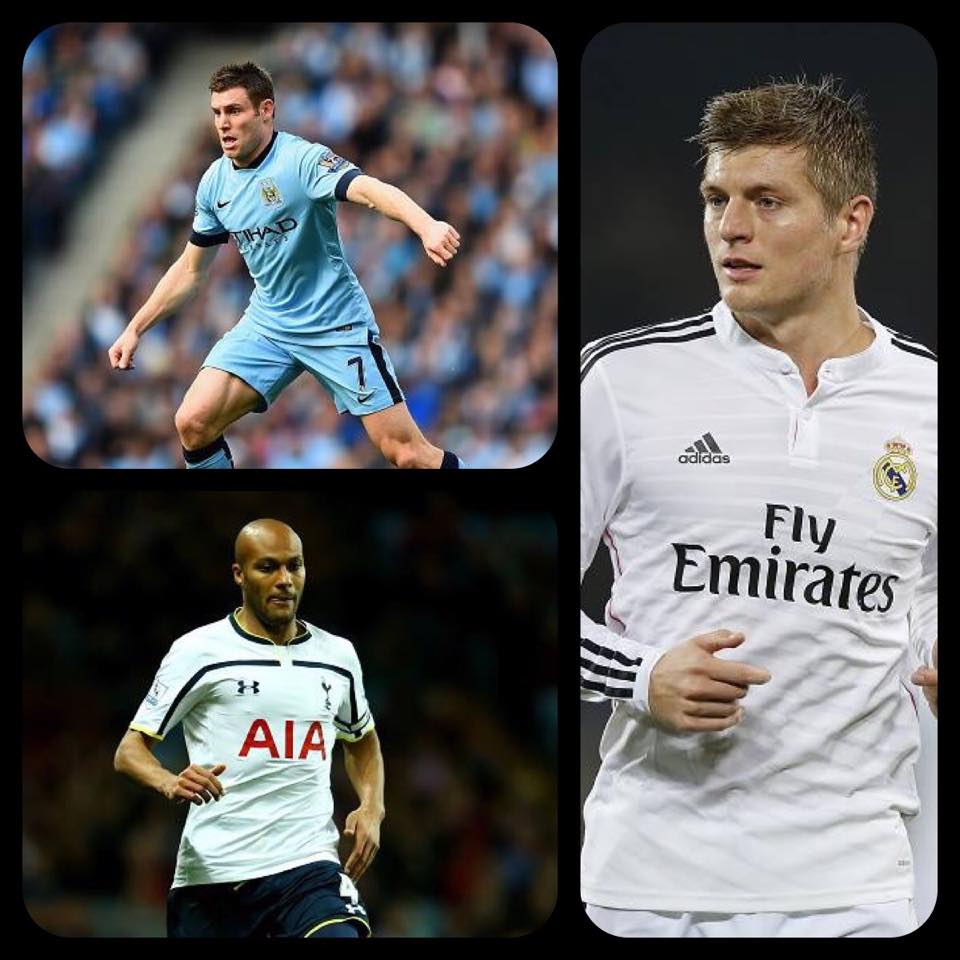 HAPPY BIRTHDAY! To Man City\s James Milner, Tottenham\s Younes Kaboul and Real Madrid\s Toni Kroos!  