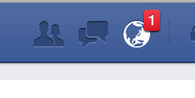 Facebook Notification Globe