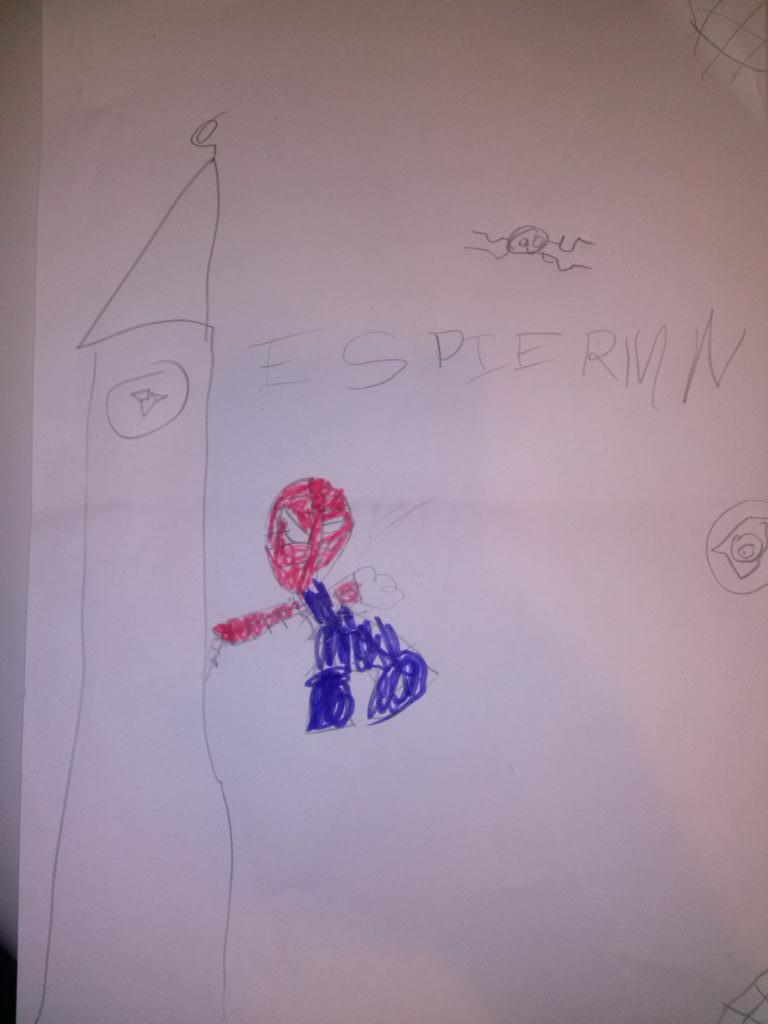 AlejandroMirM's tweet photo. @TheRealStanLee from my six years old son. Happy new year http://t.co/asR0vhMumt