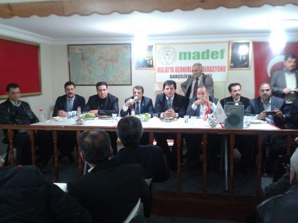 Bahçelievler ilçe başkanlığı'nın ev sahipliğinde Pütürge Belediye Başkanı Mehmet Polat projelerini anlattı.