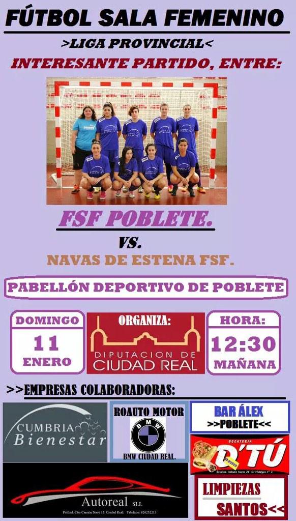 Fsfpo's tweet photo. Empieza la liga día 11 a las 12.30 nuestras chicas juegan en casa contra Navas de Estena, no te lo puedes perder. http://t.co/HwfpBYGBDB