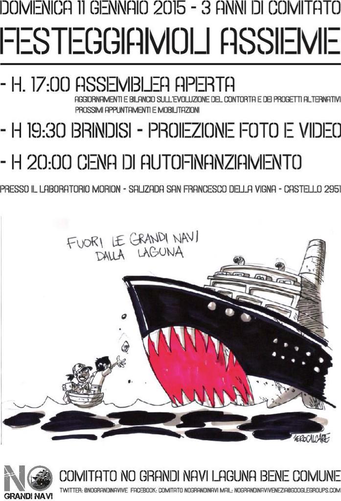 ChrisPeverieri's tweet photo. #11G é il terzo compleanno del Comitato @NoGrandiNaviVe
Festeggiamo assieme al @LabMorion dalle ore 17... #nocontorta http://t.co/SmSIGDgpZc