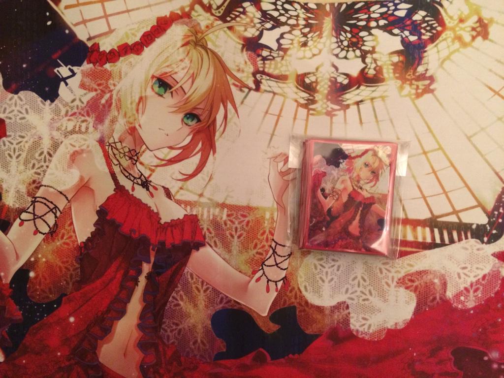混沌の女神様 Web即売会 次にfateからウェディングドレス仕様の赤セイバー さんです こちらはプレイマットとスリーブの2種セットでの頒布となります 赤セイバーはnokcyさんから貸していただきました Http T Co Ue2nlcya01 Twitter 混沌の女神様 Web即売会 次にfateからウェディングドレス仕様の赤セイバー さんです こちらはプレイマットとスリーブの2種セットでの頒布となります 赤セイバーはnokcyさんから貸していただきました Http T Co Ue2nlcya01 Twitter