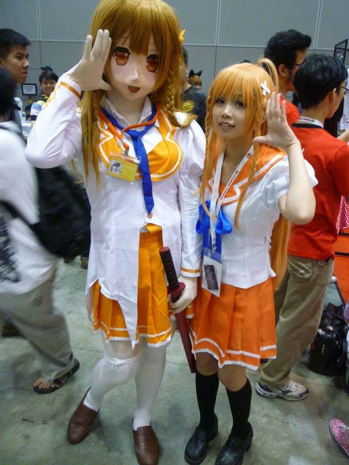 Minami_Ai_Ling's tweet photo. Photo with Culture Japan cosplayer :3 #comicfiesta2014 http://t.co/X7uPlhLt81