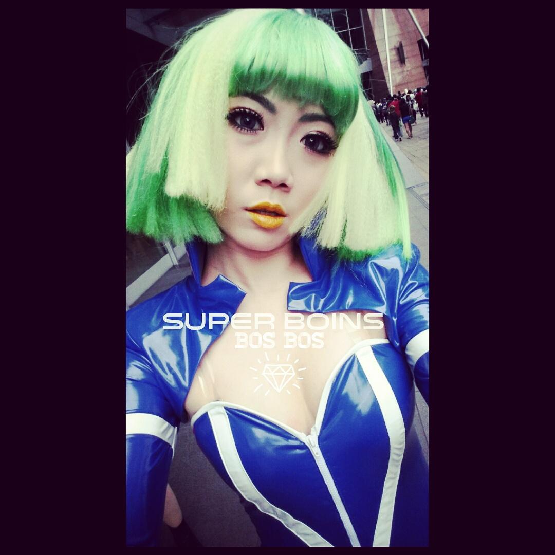 jopankeks's tweet photo. I realised I never did upload a selfie of myself in Bosbos. #redline #superboins #cosplay #comicfiesta2014 #throwback http://t.co/oz6JYphkZC
