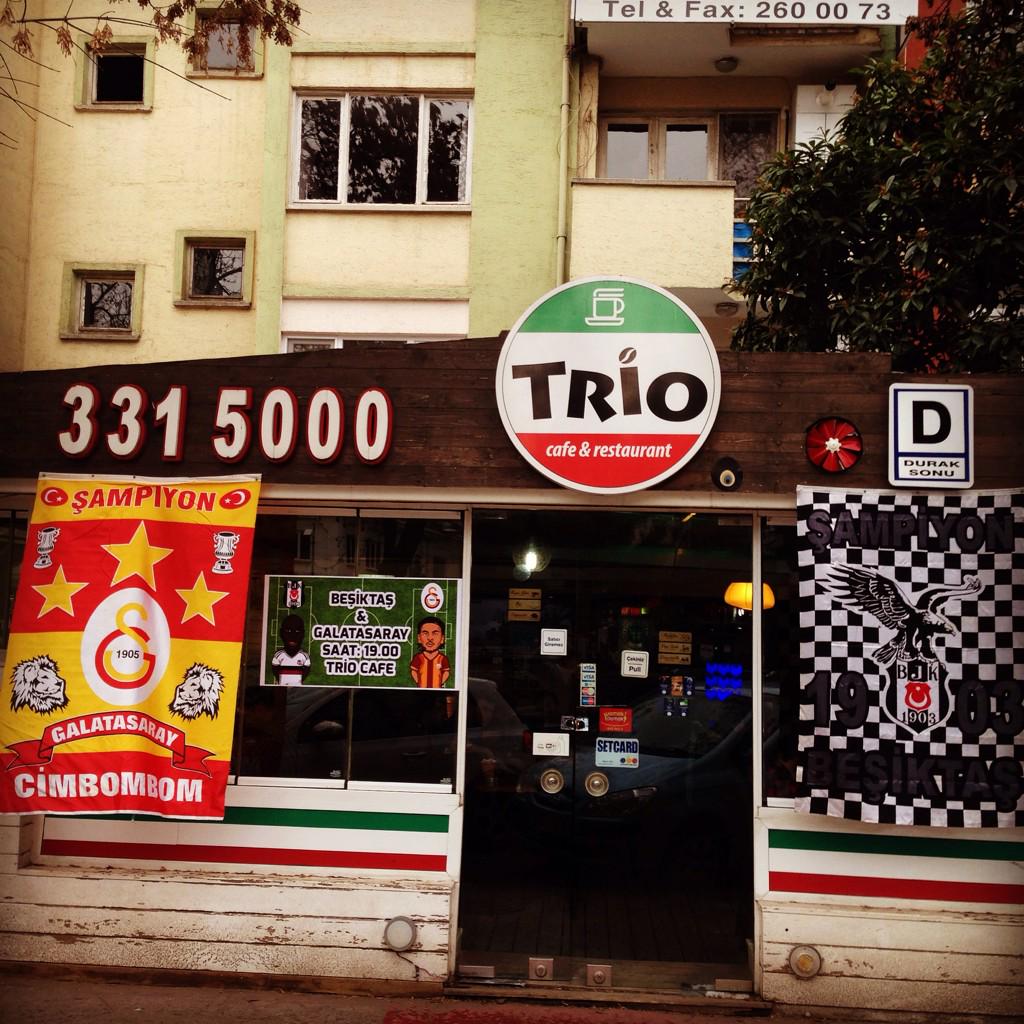 Yılın en zevkli derbisi trio kafede hizmetinizde 👍