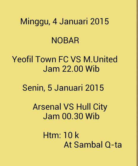 Malem ini ada nobar di warung ...