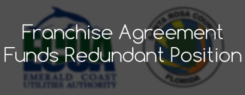 miltonchronicle's tweet photo. The ECUA franchise deal with @SRCBOCC funds a redundant county position. Read about it here: http://t.co/I8colmMiRI http://t.co/XGgafRSBis