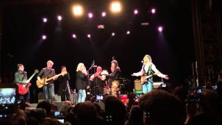 Michael Stipe and Mario Batali Sing Happy Birthday to Patti Smith at Webster Hall 12/30/14
 