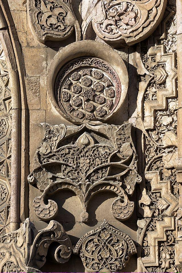 A door detail from Divrigi Grand Mosque. Photo by #cemalemden #architecturalphotography