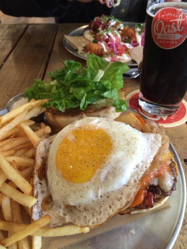nikhalkias's tweet photo. I don't often give this designation but the breakfast burger by @elgastronomo may be the best burger I've ever had. http://t.co/dbiEhWgwRJ