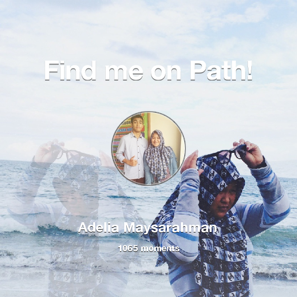AdeliaHoran's tweet photo. I've shared 1,065 memories with my friends on #Path - see them now at http://t.co/gJoTYcnwWG! #thepersonalnetwork http://t.co/bacKihkDYx
