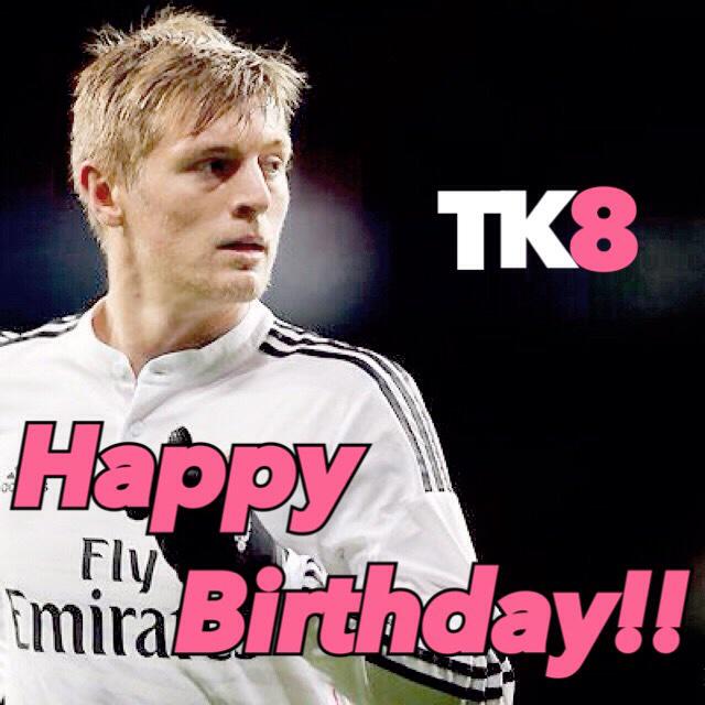 Happy birthday, Toni KROOS!!   