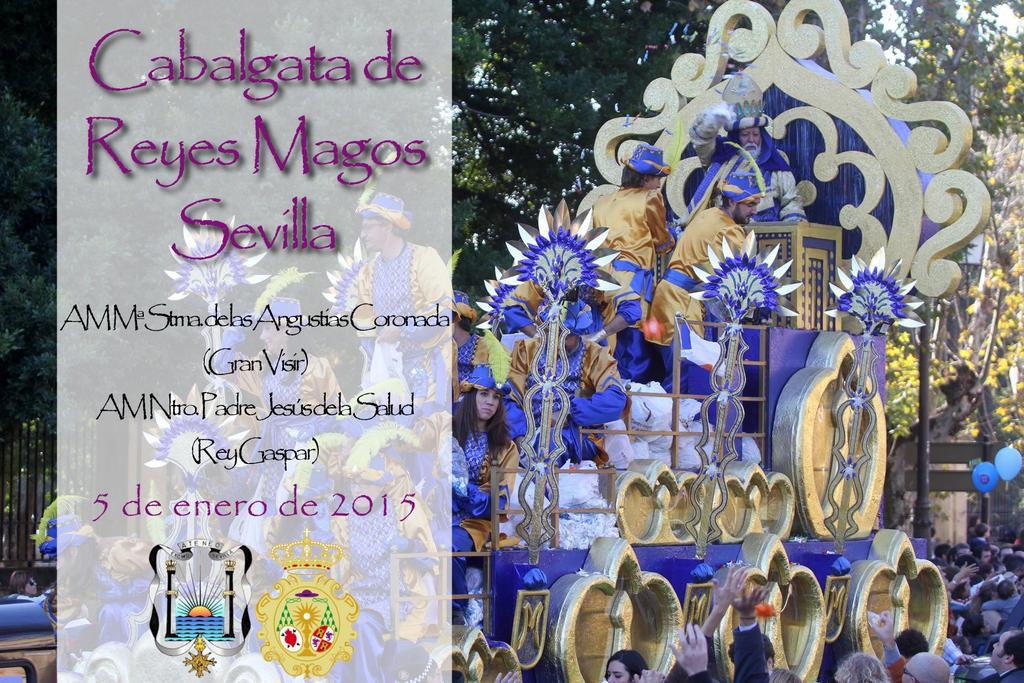 Mágico día del 5 de enero. Acompañaremos al Gran Visir y Rey Gaspar por las calles de Sevilla. #TDSNavidad