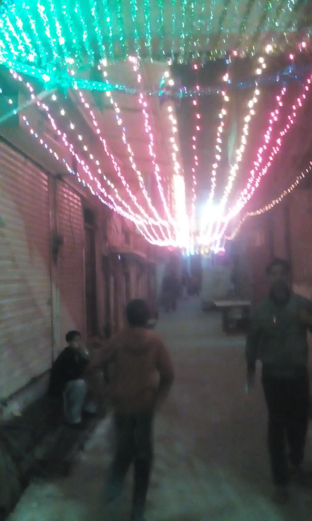 ShirazHassan's tweet photo. Jamia Masjid road #Rawalpindi - #EdMilad http://t.co/KTFDFe7GuD
