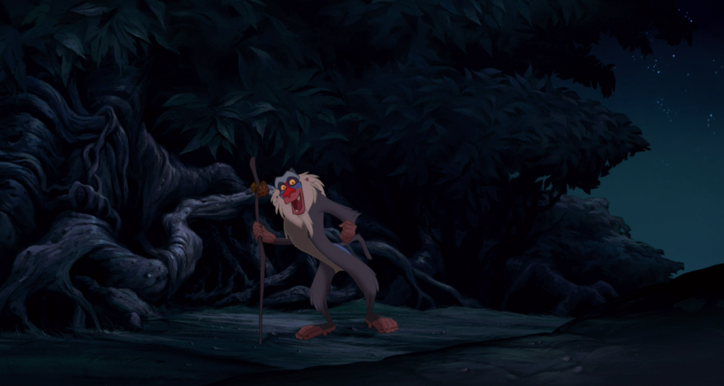 Disney's tweet photo. "You follow old Rafiki. He knows the way!" #TheLionKing http://t.co/cJ7h9prMFS