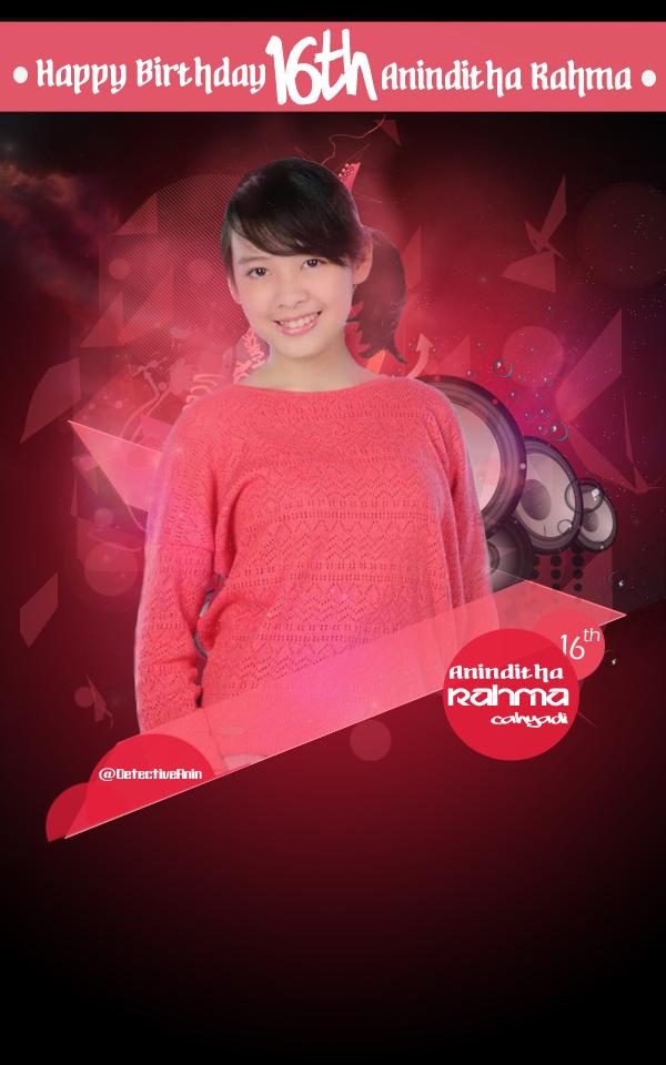 Happy Birthday <a href="/R_AninJKT48/">Bukan Anin</a>  #HBD16thAninAdikImpian .