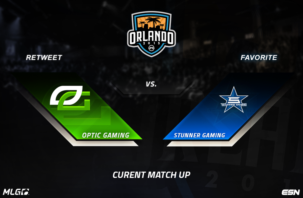 EsportsNation's tweet image. UMG ORLANDO GRAND FINALS: @OpTicGaming vs. @StunnerGaming.

Who do you have winning?

RT for OpTic
Fav for Stunner