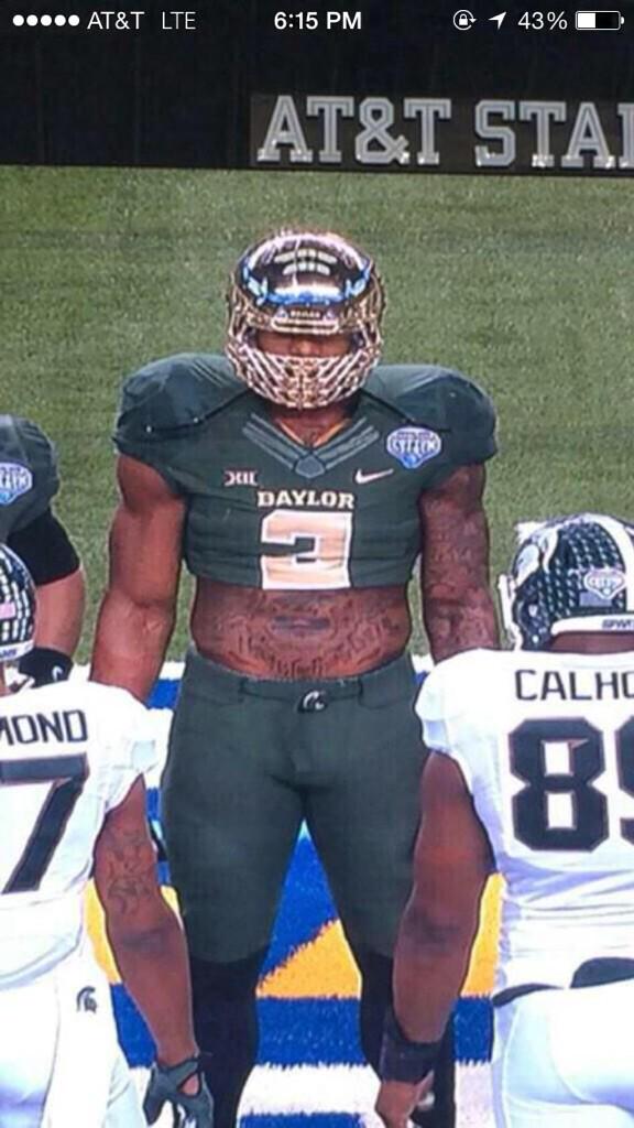 WilliamPollock7's tweet photo. Ref: Pass Interference on Cowboys

Shawn Oakman: I dont think so.

Ref: Correction. There was no foul on the play. http://t.co/kHczPa25qk
