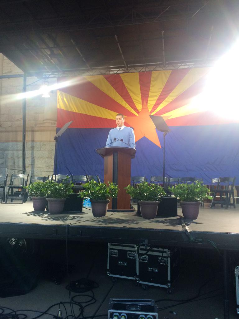 Val_Shaffer's tweet image. .@JeffDeWitAZ gearing up for inauguration tomorrow morning! #AZfuture #AZtreasurer