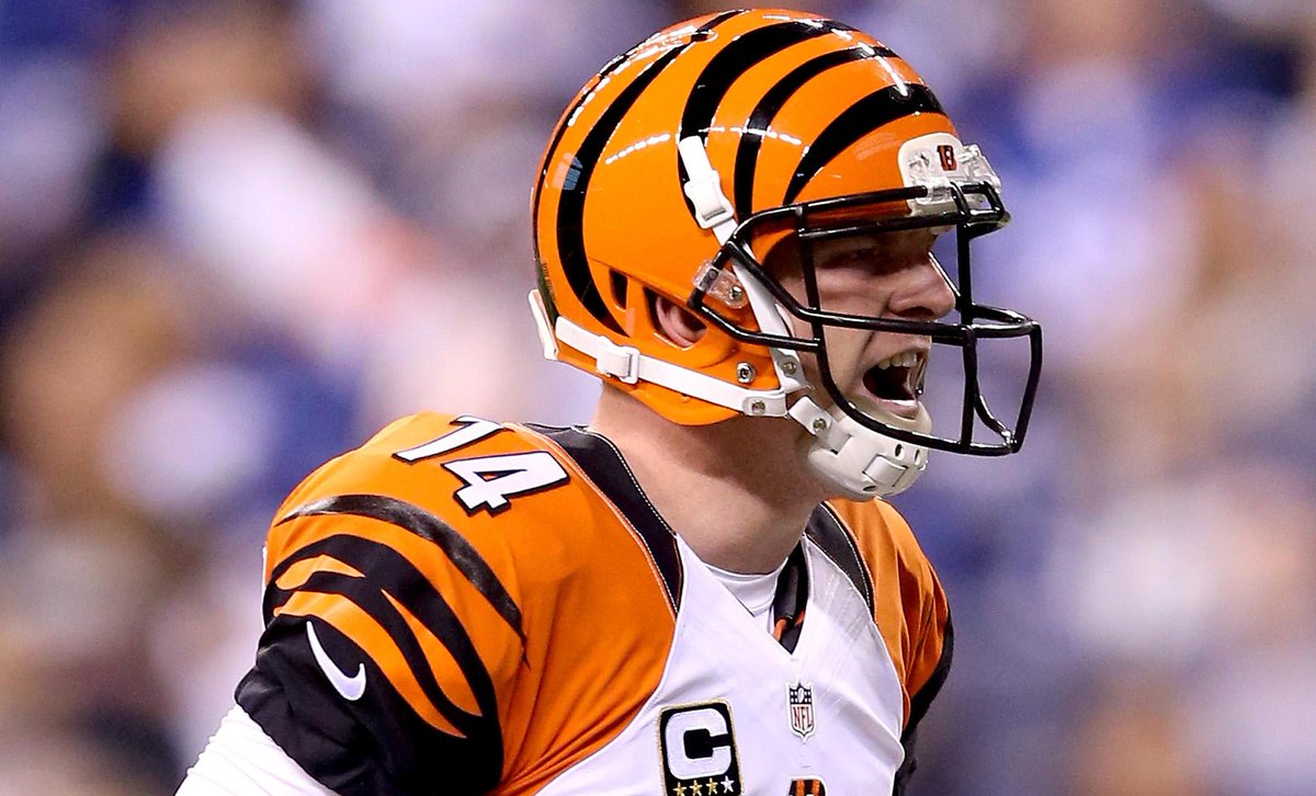 SportsCenter's tweet image. Bengals have lost 7 straight playoff games. Andy Dalton joins Y.A. Tittle as only QB to lose 1st 4 postseason starts.