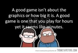VGFGamers's tweet photo. What makes a good game? http://t.co/UW5kdV02Nw