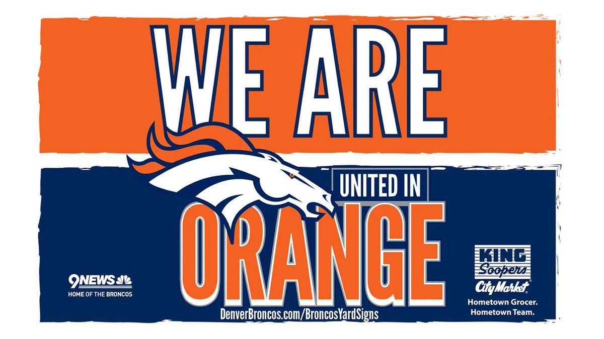 Broncos's tweet photo. Have your sign? The #Broncos and @9NEWS are on patrol (w/ prizes!)

MORE: [http://t.co/spXjJ6uoL7]

#BroncosYardSigns http://t.co/Fl0mqWcElJ