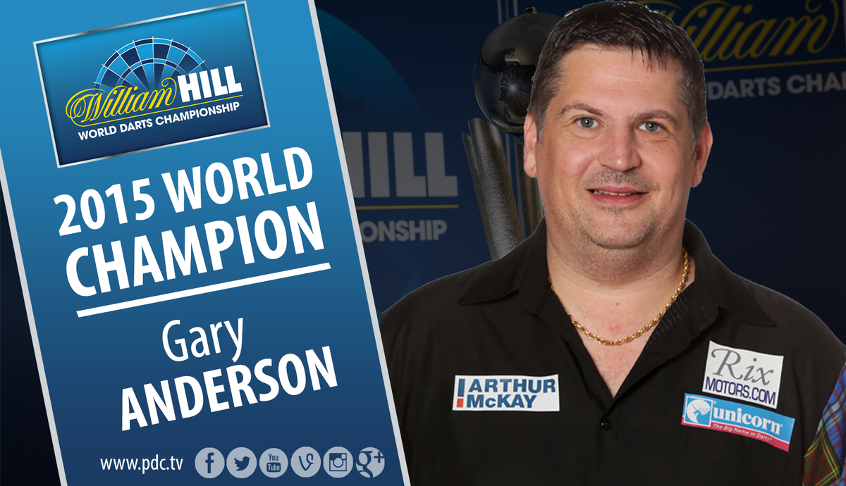 OfficialPDC's tweet photo. GARY ANDERSON WINS 2015 @WillHillBet WORLD DARTS CHAMPIONSHIP!!!!!! http://t.co/O82XvBFGBj